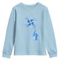 Child Abuse Prevention Awareness Youth Sweatshirt Pinwheel Elephant