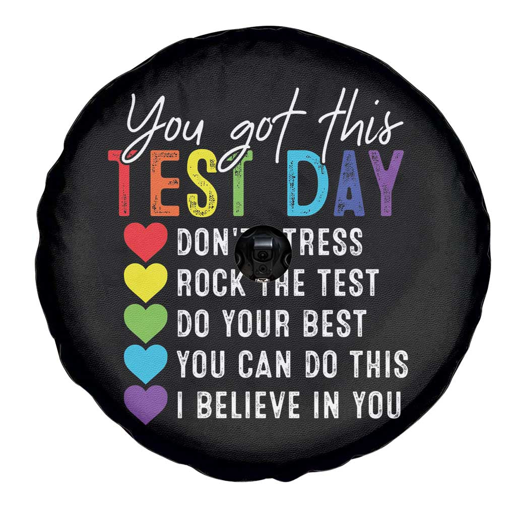Funny Test Day Spare Tire Cover You Got This Don't Stress Rock The Test