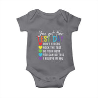 Funny Test Day Baby Onesie You Got This Don't Stress Rock The Test