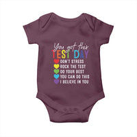 Funny Test Day Baby Onesie You Got This Don't Stress Rock The Test