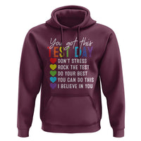 Funny Test Day Hoodie You Got This Don't Stress Rock The Test