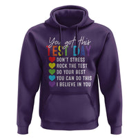 Funny Test Day Hoodie You Got This Don't Stress Rock The Test
