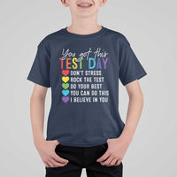 Funny Test Day T Shirt For Kid You Got This Don't Stress Rock The Test