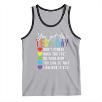 Funny Test Day Tank Top You Got This Don't Stress Rock The Test