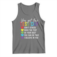 Funny Test Day Tank Top You Got This Don't Stress Rock The Test