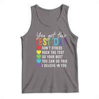 Funny Test Day Tank Top You Got This Don't Stress Rock The Test