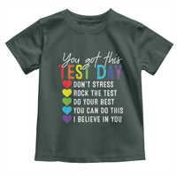 Funny Test Day Toddler T Shirt You Got This Don't Stress Rock The Test