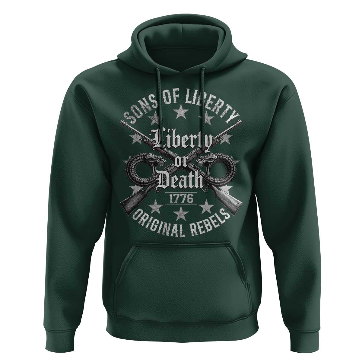 Sons Of Liberty 1776 Original Rebels Liberty Or Death Hoodie Patriotic US History - Wonder Print Shop