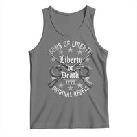 Sons Of Liberty 1776 Original Rebels Liberty Or Death Tank Top Patriotic US History - Wonder Print Shop