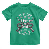 Sons Of Liberty 1776 Original Rebels Liberty Or Death Toddler T Shirt Patriotic US History - Wonder Print Shop