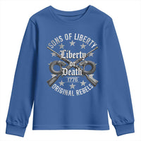 Sons Of Liberty 1776 Original Rebels Liberty Or Death Youth Sweatshirt Patriotic US History - Wonder Print Shop