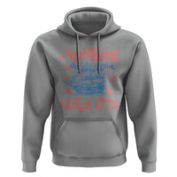 Funny Spilling The Tea Since 1776 Hoodie Us History Teacher 4th Of July - Wonder Print Shop