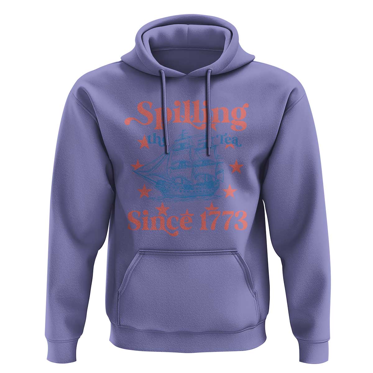 Funny Spilling The Tea Since 1776 Hoodie Us History Teacher 4th Of July - Wonder Print Shop