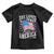 Funny She Loves Jesus And America Too Toddler T Shirt 4th Of July Patriotic Christian American Flag - Wonder Print Shop