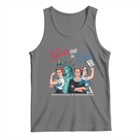 Girl Will be Girls Patriotic Feminist 4th of July Tank Top
