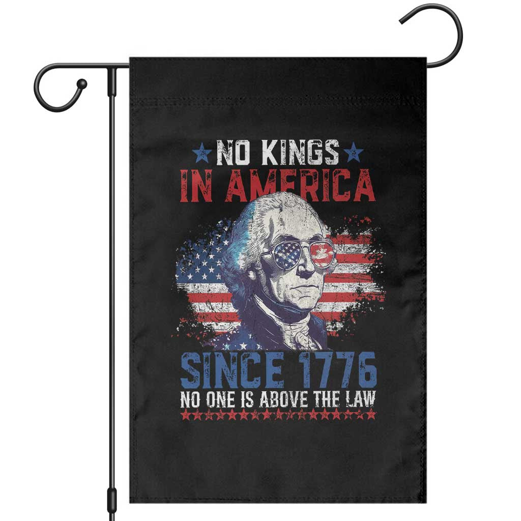 Funny No King In America Since 1776 No One Is Above The Law Garden Flag George Washington - Wonder Print Shop