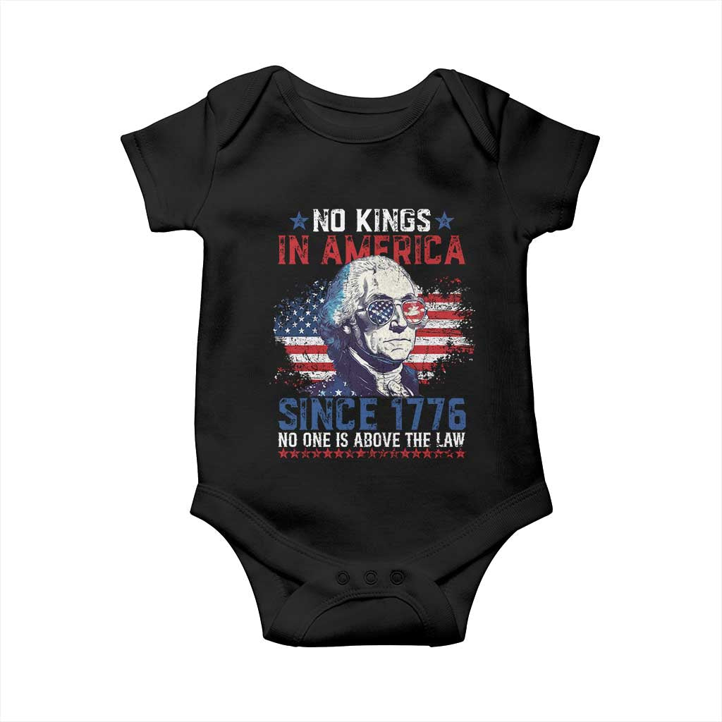 Funny No King In America Since 1776 No One Is Above The Law Baby Onesie George Washington