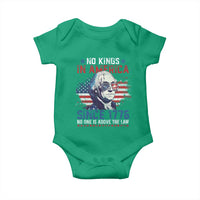 Funny No King In America Since 1776 No One Is Above The Law Baby Onesie George Washington