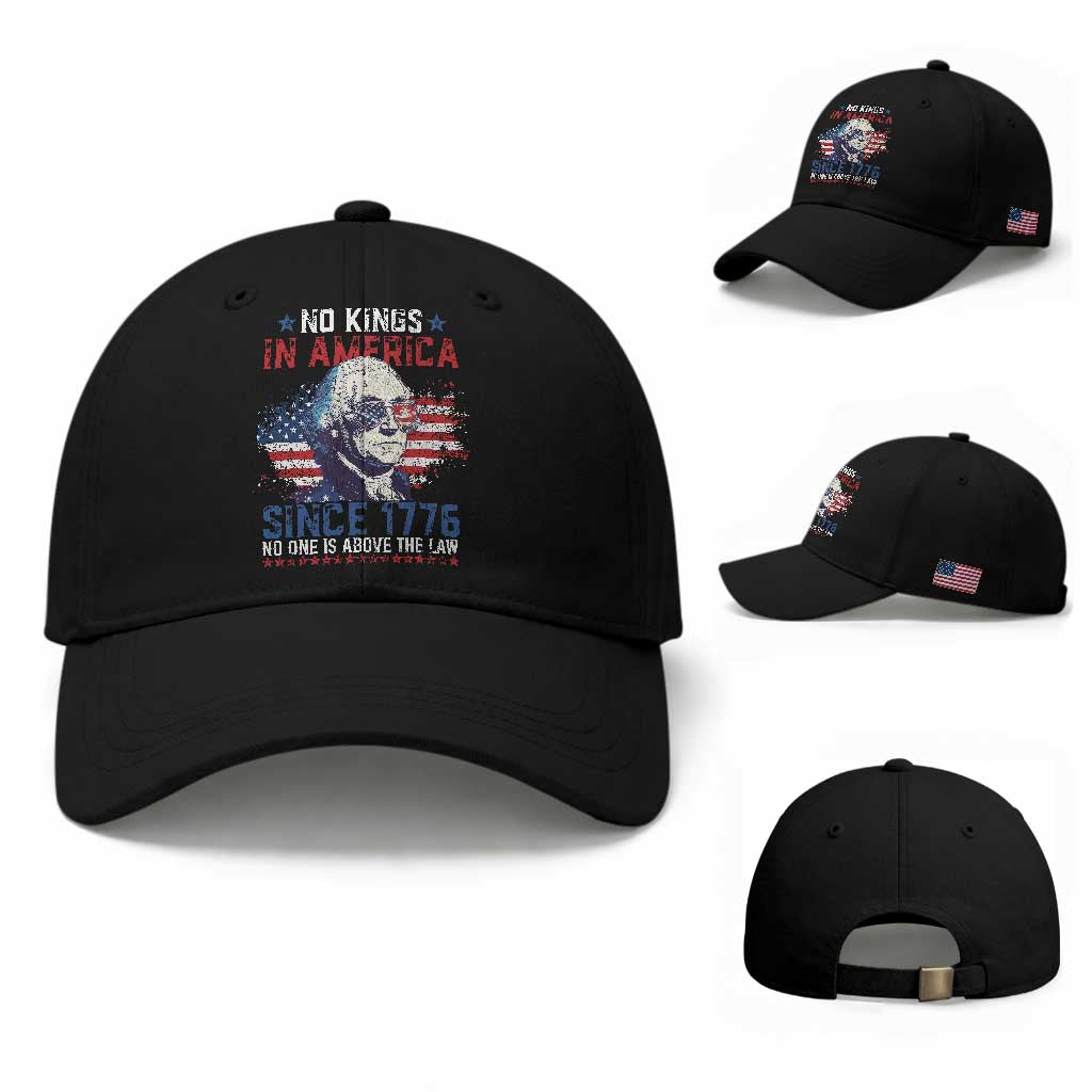 Funny No King In America Since 1776 No One Is Above The Law Baseball Cap George Washington