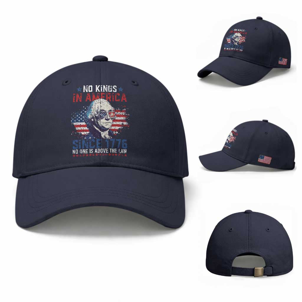 Funny No King In America Since 1776 No One Is Above The Law Baseball Cap George Washington