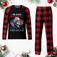 Funny No King In America Since 1776 No One Is Above The Law Plaid Pajama Set George Washington - Wonder Print Shop