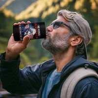 Funny No King In America Since 1776 No One Is Above The Law 4 in 1 Can Cooler Tumbler George Washington