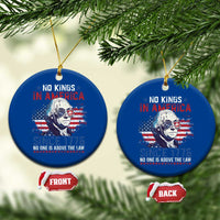Funny No King In America Since 1776 No One Is Above The Law Ceramic Ornament George Washington - Wonder Print Shop