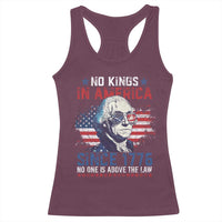 Funny No King In America Since 1776 No One Is Above The Law Racerback Tank Top George Washington