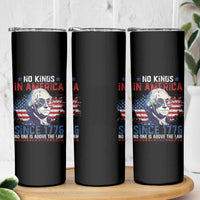 Funny No King In America Since 1776 No One Is Above The Law Skinny Tumbler George Washington