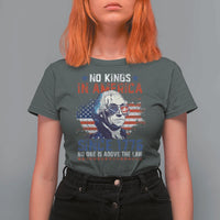 Funny No King In America Since 1776 No One Is Above The Law T Shirt For Women George Washington
