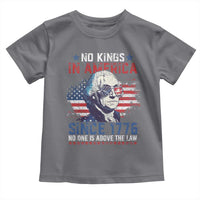 Funny No King In America Since 1776 No One Is Above The Law Toddler T Shirt George Washington