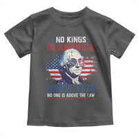 Funny No King In America Since 1776 No One Is Above The Law Toddler T Shirt George Washington