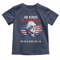 Funny No King In America Since 1776 No One Is Above The Law Toddler T Shirt George Washington