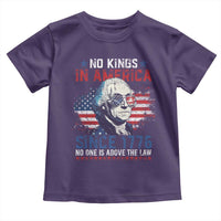 Funny No King In America Since 1776 No One Is Above The Law Toddler T Shirt George Washington