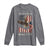 Funny Rejecting Kings Since 1776 Long Sleeve Shirt Vintage American Flag Bald Eagle