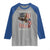 Funny Rejecting Kings Since 1776 Raglan Shirt Vintage American Flag Bald Eagle