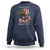 Funny Rejecting Kings Since 1776 Sweatshirt Vintage American Flag Bald Eagle