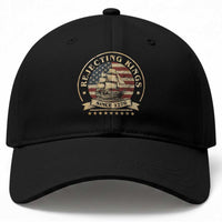 Funny Rejecting Kings Since 1773 Baseball Cap Vintage Patriotic USA