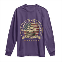 Funny Rejecting Kings Since 1773 Long Sleeve Shirt Vintage Patriotic USA