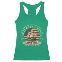 Funny Rejecting Kings Since 1773 Racerback Tank Top Vintage Patriotic USA