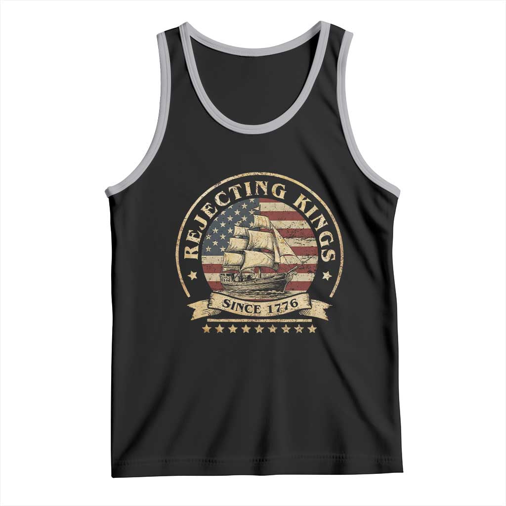 Funny Rejecting Kings Since 1773 Tank Top Vintage Patriotic USA