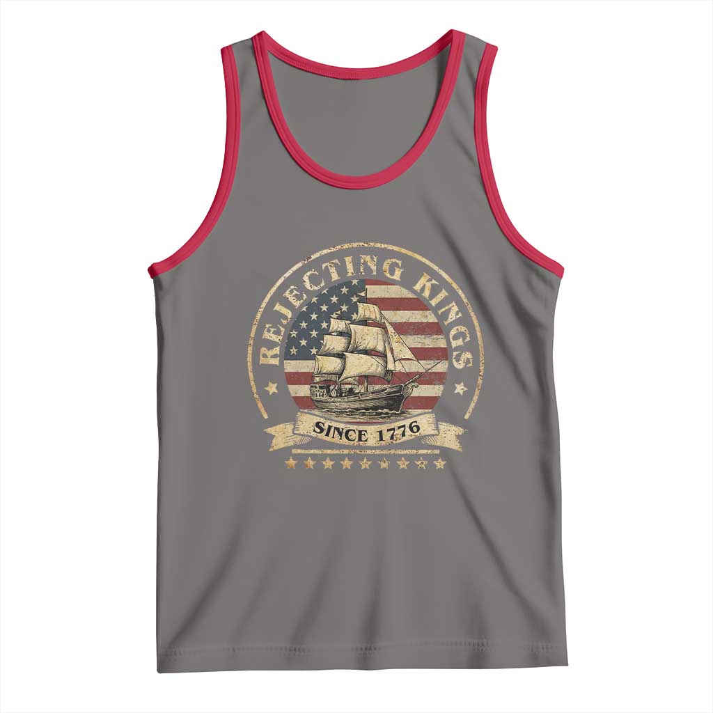 Funny Rejecting Kings Since 1773 Tank Top Vintage Patriotic USA