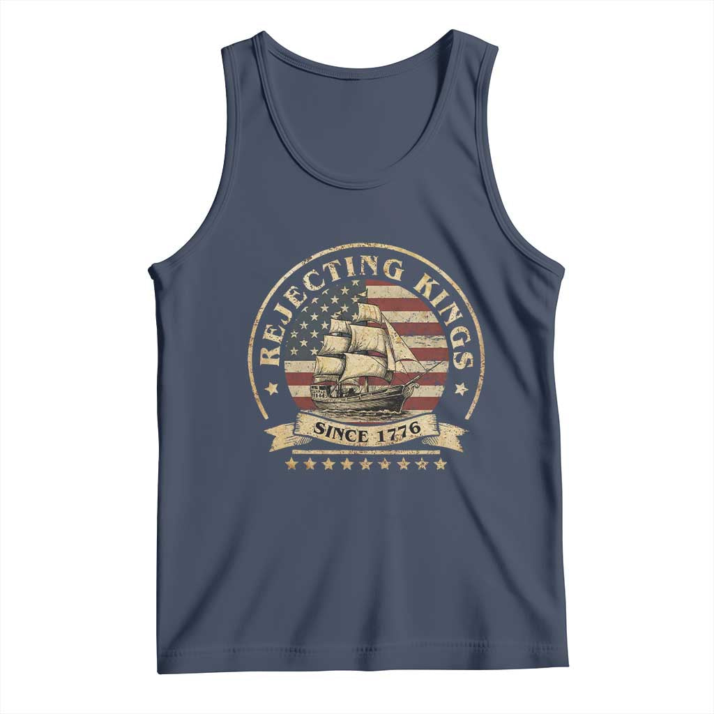 Funny Rejecting Kings Since 1773 Tank Top Vintage Patriotic USA