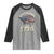 Funny Rejecting Kings Since 1776 Raglan Shirt Vintage American Flag