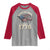 Funny Rejecting Kings Since 1776 Raglan Shirt Vintage American Flag