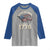 Funny Rejecting Kings Since 1776 Raglan Shirt Vintage American Flag