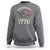 Funny Rejecting Kings Since 1776 Sweatshirt Vintage American Flag