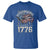 Funny Rejecting Kings Since 1776 T Shirt Vintage American Flag