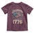 Funny Rejecting Kings Since 1776 Toddler T Shirt Vintage American Flag