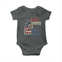 Funny Stars Stripes And Equal Rights Baby Onesie 4th Of July Women's Rights Sunflower - Wonder Print Shop